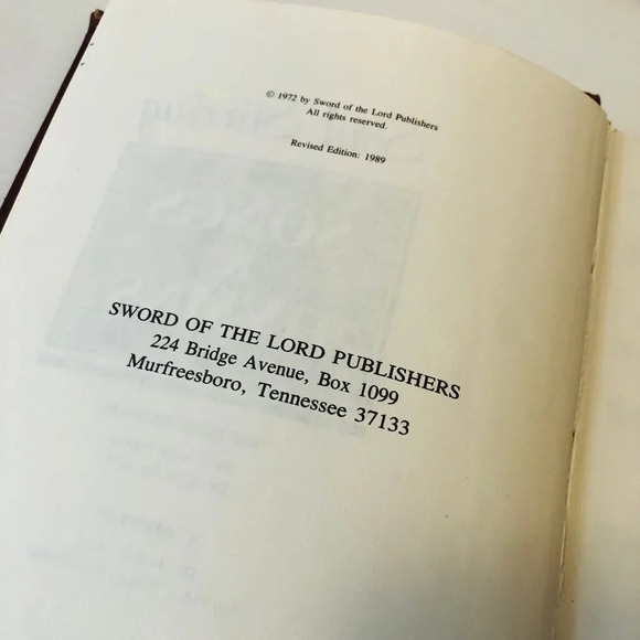 Vintage 70s Soul Stirring Songs & Hymns Hardcover (Maroon) - Picture 7 of 10